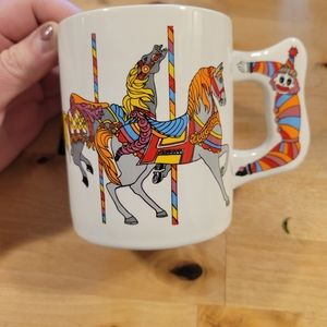 Carousel circus coffee mug